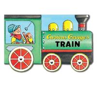 H A Rey Curious George's Train: Mini Movers Shaped Board Book (Libro di cartone)