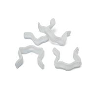H-BOLT Clip a U in metallo e plastica di alta qualità per unire divani e basi ottomane, clip in acciaio sicure e durevoli con rivestimento in zinco antiruggine (plastica polimerica, confezione da 4)