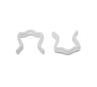 H-BOLT Clip a U in metallo e plastica di alta qualità per unire divani e basi ottomane, clip in acciaio sicure e resistenti con rivestimento in zinco antiruggine (plastica polimerica, confezione da 2)