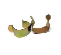 H-BOLT Clip a U in metallo e plastica di alta qualità per unire divani e basi ottomane, clip in acciaio sicure e resistenti con rivestimento in zinco antiruggine (acciaio, confezione da 2)