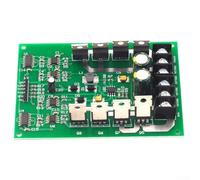 H-Bridge Motor Driver PCB a doppio canale per l'istruzione e l'automazione della robotica con controllo del ciclo di lavoro e della direzione da 0 a 99% (10A)