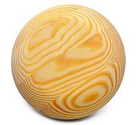 H&C Vent Piastra in legno Valvola dell'aria Copertura rotonda per sauna Diffusore regolabile in metallo - Tubo di ventilazione Sistema di alimentazione dell'aria di uscita Elemento in legno (Ø 100 mm)