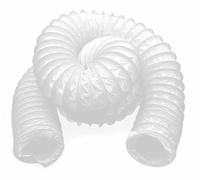 H&C VENT Tubo flessibile in PVC di scarico Ø 150 mm diametro tubo - HVAC 6 m lunghezza massima condotto dell'aria - uscita ventilazione tubo flessibile per aria condizionata, sistema di alimentazione
