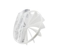 H&C VENT Valvola di ritegno per ventilatore di ventilazione, valvola di ritiro DN150, ventilatore da bagno, valvola di ritegno DN 150, ventilazione 150 mm, valvola di scarico, scarico per acque reflue