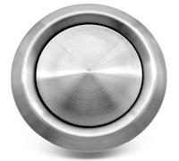 H&C VENT Valvola di scarico Ø 150 mm diametro acciaio inox copertura rotonda diffusore regolabile HVAC piastra aria valvola - cappa aspirante tubo di ventilazione sistema di alimentazione elemento…