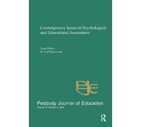 H. Carl Haywood Contemporary Issues in Psychological and Educational (Tascabile)