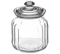 H confort xl Barattolo vetro 0,9 l viva, trasparente