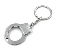 H-Customs Manette polizia catturato argento portachiavi ciondolo, argento, Taglia unica