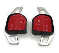 H-Customs Shifters Padlle Shifter Comandi Del Cambio Jack Di Spostamento Shift Paddle Alu Argento 2006-2012 A1-A6, S, RS, TT, Q/Tipo B