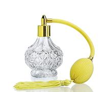 H&D Bottiglietta di profumo vuota in vetro lavorato con nebulizzatore Bottle-6