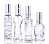 H&D HYALINE & DORA Vintage Refillable Spray Profumo Bottiglie di Vetro vuote Regali di Nozze Decor Set di 4