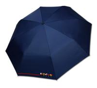H.DUE.O Ombrello XL Automatico Apri/Chiudi Antivento Alta Resistenza Robusto Uomo Grande da Pioggia Con Fodero Antigoccia Rinforzato Con Cerniera [AUCKLAND] [BLU NAVY]