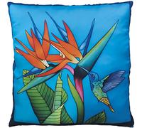 H DUPONT DUPCOUPW130C - Un cuscino di seta da appendere - Tessuto 100% seta - 40x40cm - Colibrì
