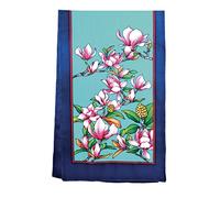 H DUPONT DUPECCPW139C - Una sciarpa di seta al 100% da appendere - Tessuto da appendere - 145x43cm Magnolie