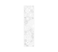 H DUPONT DUPECLVP005C - Una sciarpa di seta al 100% da appendere - Tessuto da appendere - 180x43cm Flowerpower