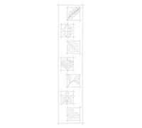 H DUPONT DUPECLVP006C - Una sciarpa di seta al 100% da appendere - Tessuto da appendere - 180x43cm Autunno