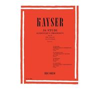 H. E. KAYSER - 36 STUDI ELEMTARI E PROGRESSIVI OP. 20 PER VIOLINO VOL. 2