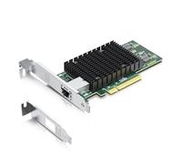 H!Fiber.com 10G Scheda di rete Ethernet,RJ45 NIC,10GbE CNA,funzione compatibile con X540-T1,con Intel X540-BT1 controllore,supporto Windows Server/Linux/VMware (non supporto MAC)