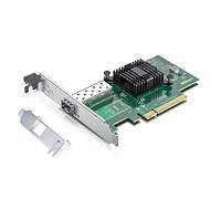 H!Fiber.com 10G Scheda di rete Ethernet,SFP+ NIC,10GbE CNA,funzione compatibile con X520-DA1,con Intel 82599EN controllore,supporto Windows Server/Linux/VMware (non supporto MAC)