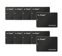 H-Flash SSD da 256 GB, confezione da 10, unità a stato solido interna da 2,5 pollici per laptop, SATA III 6 Gb/s, velocità di lettura fino a 550 MB/s, compatibile con PC desktop o laptop, NAND TLC 3D