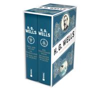 H.G Wells H.G. Wells: 2 Bände im Schuber: Krieg der Welten, D (Copertina rigida)