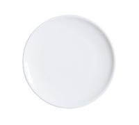 H&H 001 Siviglia Piatto Porcellana Piano, 26 cm, Bianco