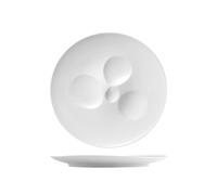 H&H 2 piatti Selection hotellerie in porcellana bianca cm 26x25,5x2,5h.