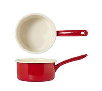 H&H 2349014 Casseruola 1 Manico Smaltato Cilindrico, Multicolore, 14 cm