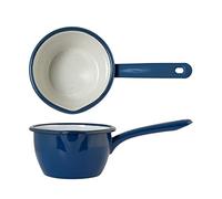 H&H 2349212 Casseruola 1 Manico Smaltato Bombato, Multicolore, 12 cm
