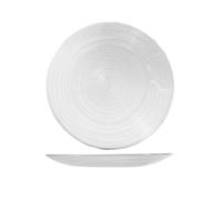 H&H 24 piatti pane Circle in vetro trasparente cm 15,5