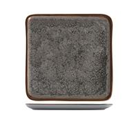 H&h piatto quadro velvet in stoneware cm 26