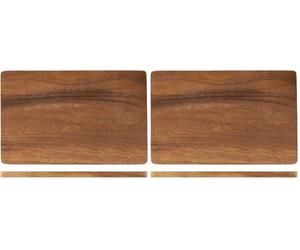 H&H 370/A Sottopentola, Legno (Confezione da 2)