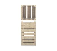 H&H 3947411 Porta Grissini Simplybox, Plastica, Sabbia, cm 8 x 8 x 14