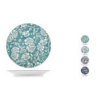 H&H 4 piatti frutta Victoria decorati cm. 19