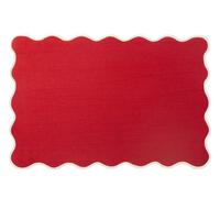 H&H 4 Tovagliette con forma sagomata in cotone e lino cm. 45x30 LAVAGGIO A MANO