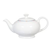 Teiera Porcellana Decoro Astrid Litri 1,2 Bianco H&H