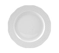 H&H 4373801 Arianna Piatto Porcellana, Piano, 26 cm, Bianco