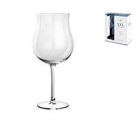 H&H 4966064 Confezione Calici Xxl In Vetro, Trasparente, Cl 64, 2 Pezzi