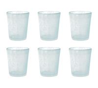 H&H Set 6 Bicchieri Giada in Vetro Trasparente - Cl 32 - Eleganti e Resistenti - Lavabili in Lavastoviglie - Ideali per Acqua, Bibite e Soft Drink