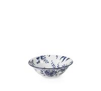 H&H 6 coppe Catherine in porcellana decorata blu cm. 12,5