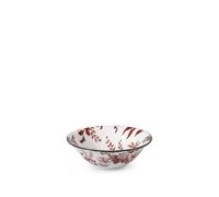 H&H 6 coppe Elizabeth in porcellana decorata cm. 12,5x4,5h