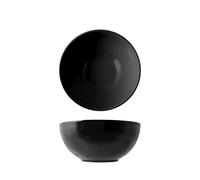 H&H 6 coppette in stoneware denver nero cm16 (814389)