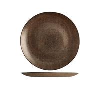 H&H Set 6 Piatti Piani Regent Bronzo Glitter Cm28
