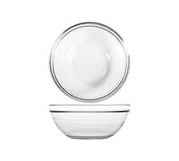 H&H 6107214 CoppaDuralex Impilabile,Vetro, 14 cm, Glass