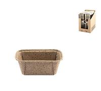 H&H 6325308 Stampi Cacao In Carta Da Forno, Forma Rettangolare, 10 x 6 x 4 cm, 6 Pezzi