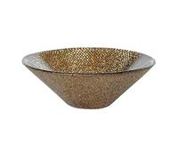 H&H 6363911 Coppetta Glam Bronze, Vetro, Marrone, 11.5 cm
