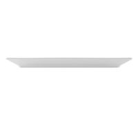 H&H 6625018 Piatto Stoneware, Boston, Rettangolare, Bianco, 30 x 20, Ceramica