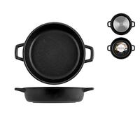 H&H Tegame Fusione Antiaderente Extra Chef 2 Manici Cm20