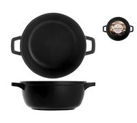 H&H Casseruola Fusione Antiaderente Extra Chef 2 Manici Cm18