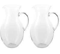 H&H 6817615 Brocca Borosilicato Klasik, Vetro, 1.5 lt (Confezione da 2)